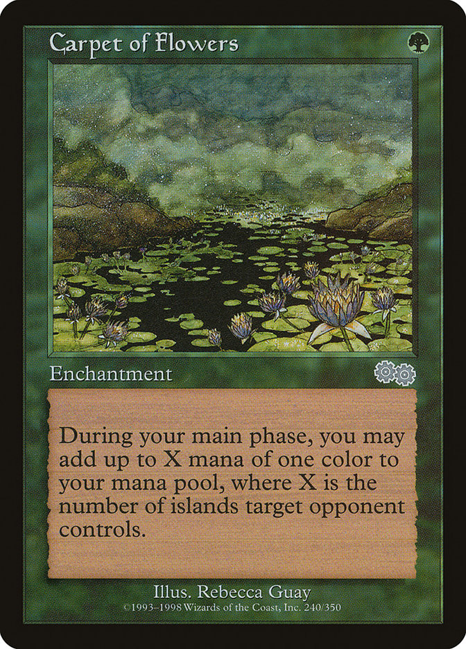 Carpet of Flowers [Urza's Saga] | Card Citadel