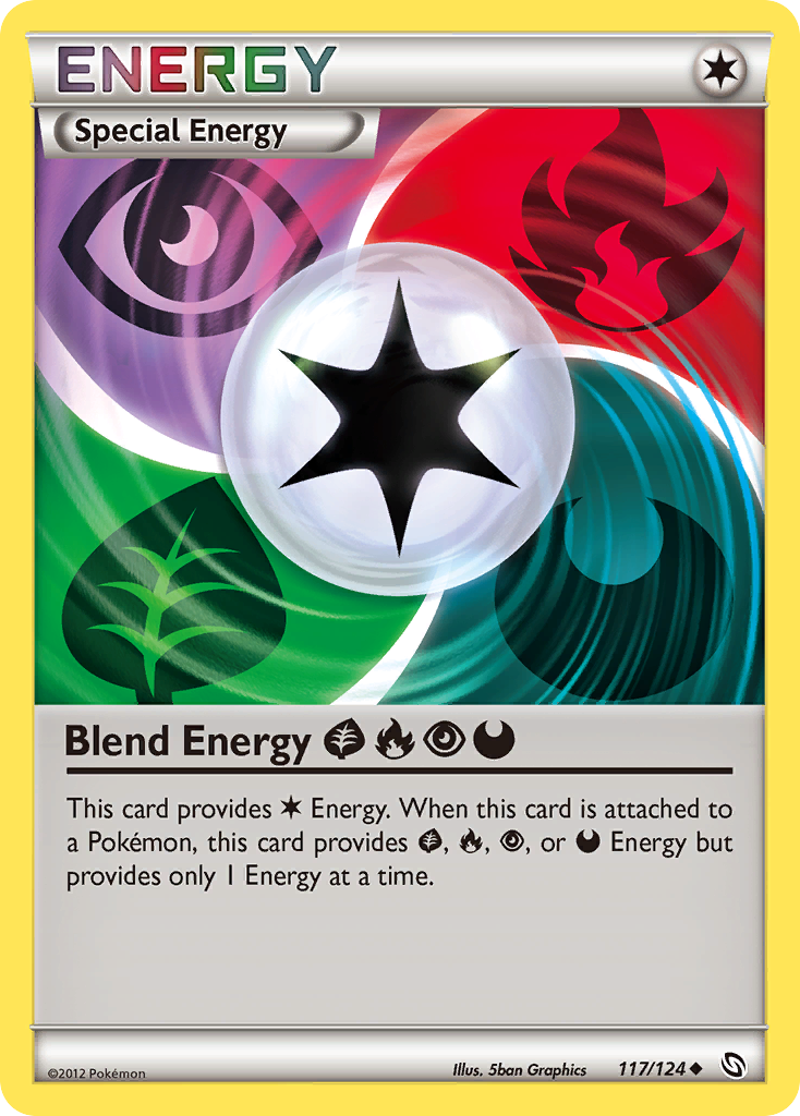 Blend Energy GrassFirePsychicDarkness (117/124) [Black & White: Dragons Exalted] | Card Citadel