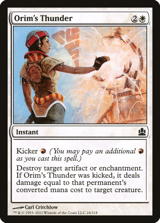 Orim's Thunder [Commander 2011] | Card Citadel