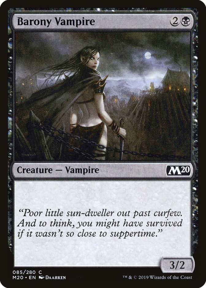 Barony Vampire [Core Set 2020] | Card Citadel