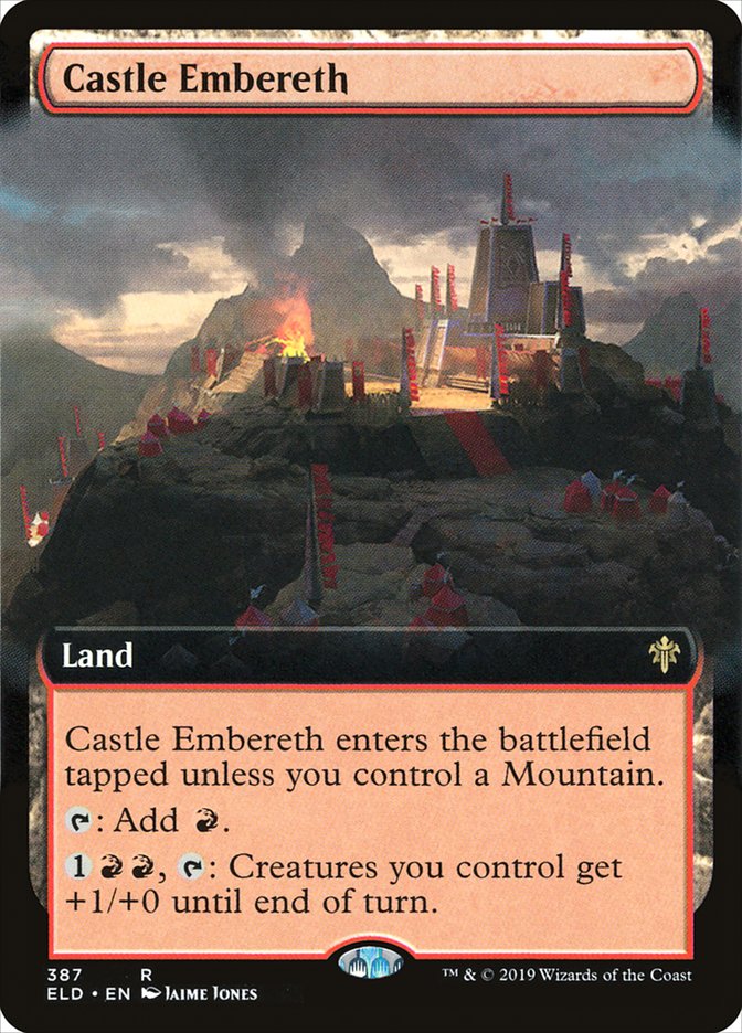 Castle Embereth (Extended Art) [Throne of Eldraine] | Card Citadel