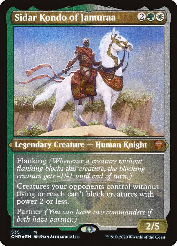 Sidar Kondo of Jamuraa (Foil Etched) [Commander Legends] | Card Citadel