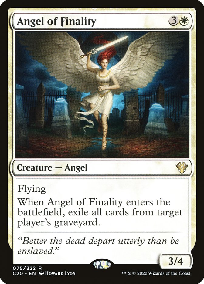 Angel of Finality [Commander 2020] | Card Citadel