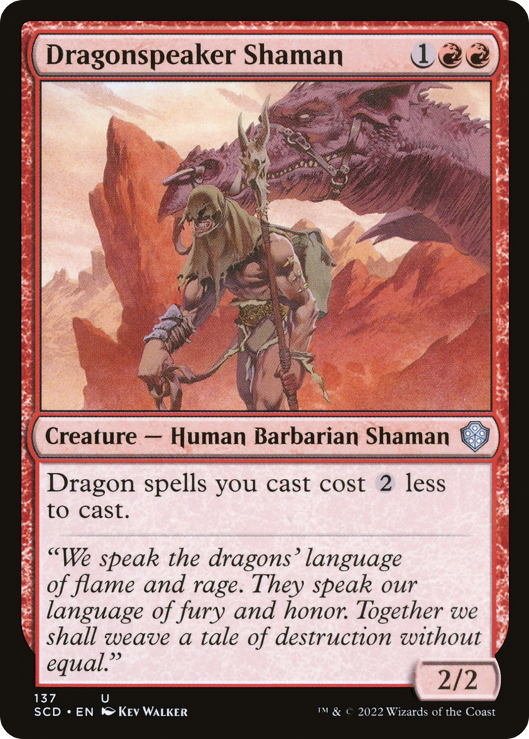 Dragonspeaker Shaman [Starter Commander Decks] | Card Citadel