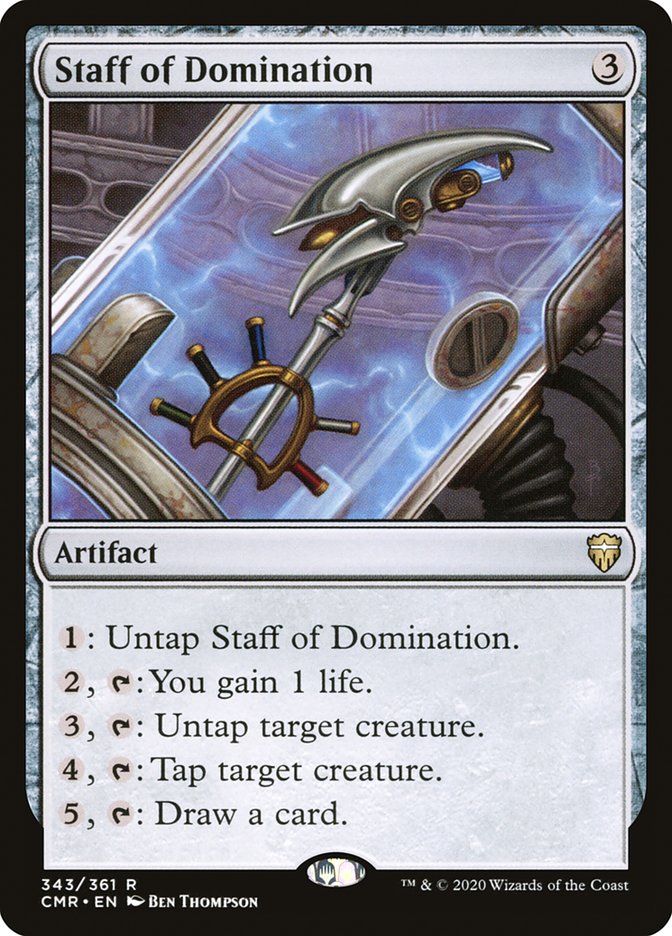 Staff of Domination [Commander Legends] | Card Citadel