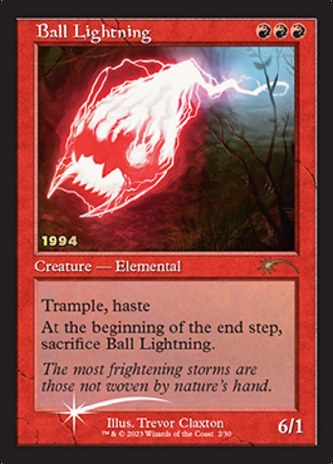 Ball Lightning [30th Anniversary Promos] | Card Citadel
