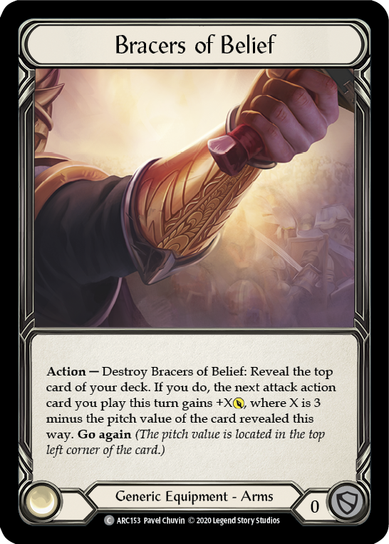 Bracers of Belief [ARC153] Unlimited Rainbow Foil | Card Citadel