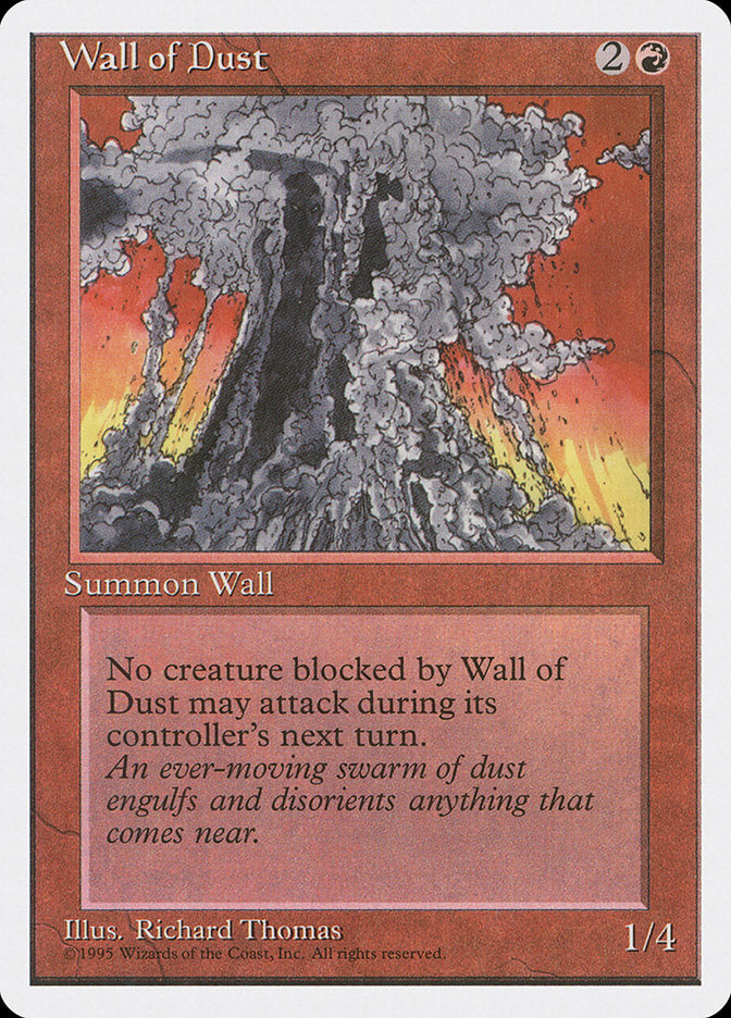 Wall of Dust [Fourth Edition] | Card Citadel