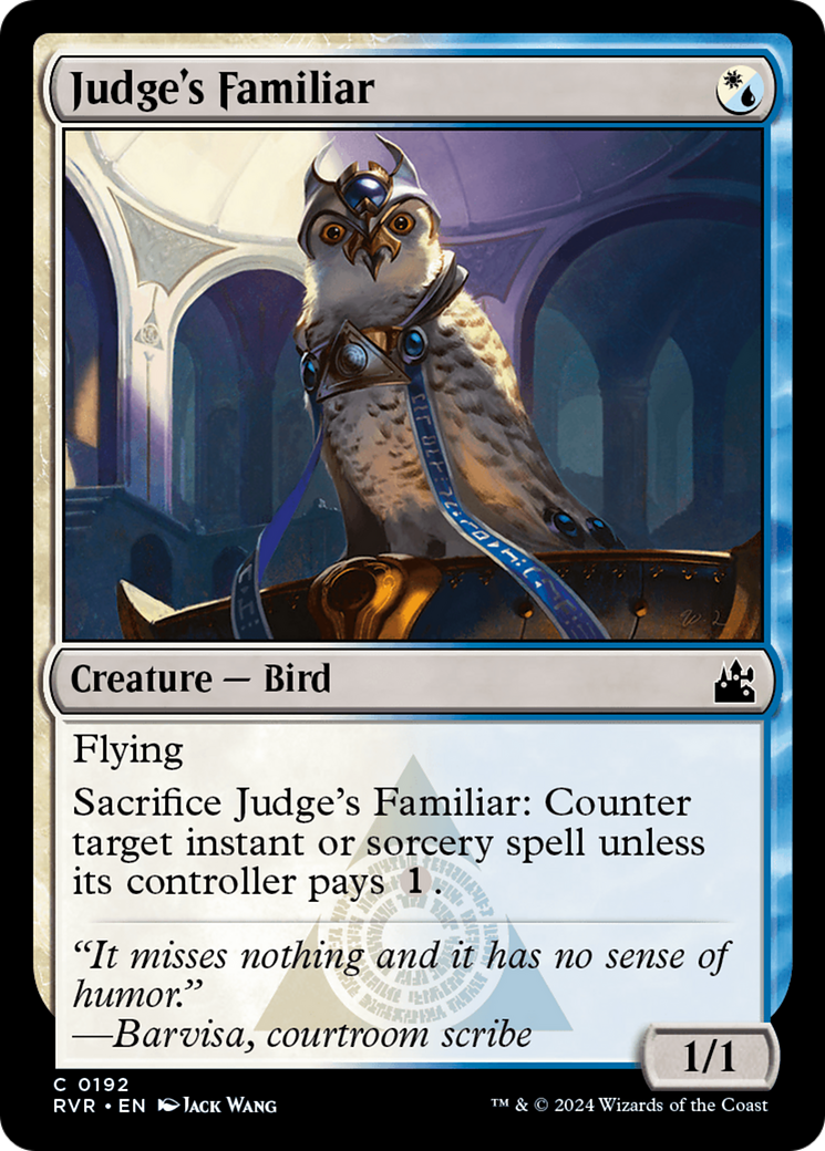 Judge's Familiar [Ravnica Remastered] | Card Citadel