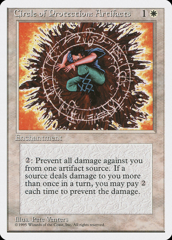 Circle of Protection: Artifacts [Fourth Edition] | Card Citadel