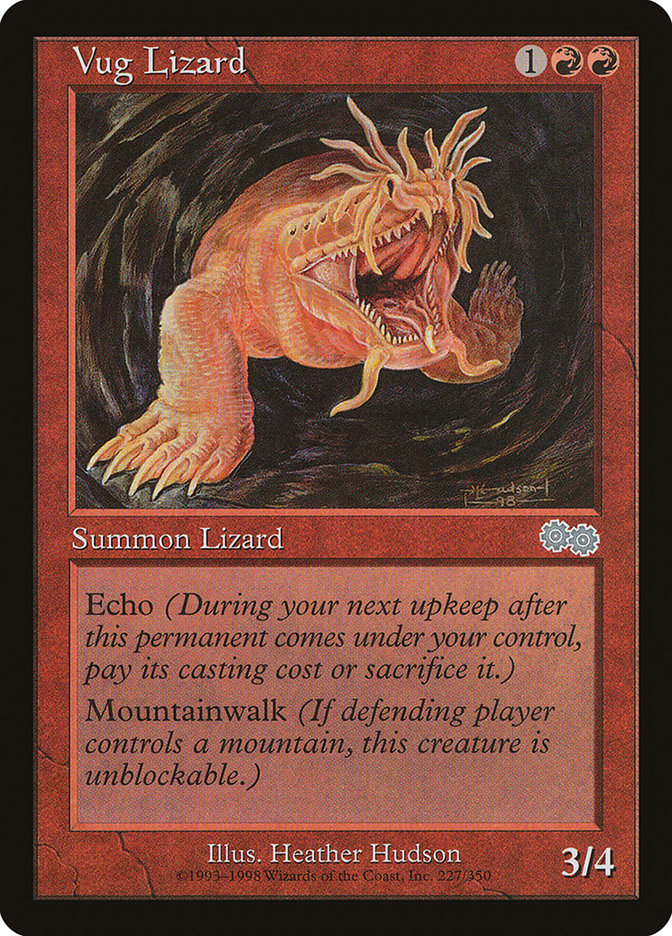Vug Lizard [Urza's Saga] | Card Citadel