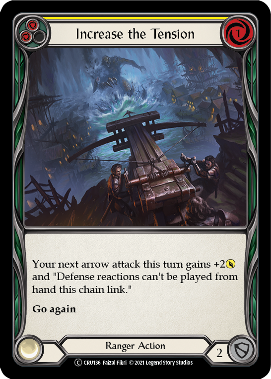 Increase the Tension (Yellow) [CRU136] Unlimited Normal | Card Citadel