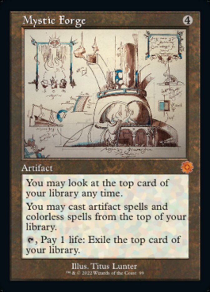 Mystic Forge (Retro Schematic) [The Brothers' War Retro Artifacts] | Card Citadel