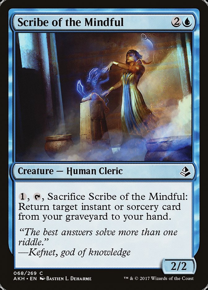 Scribe of the Mindful [Amonkhet] | Card Citadel