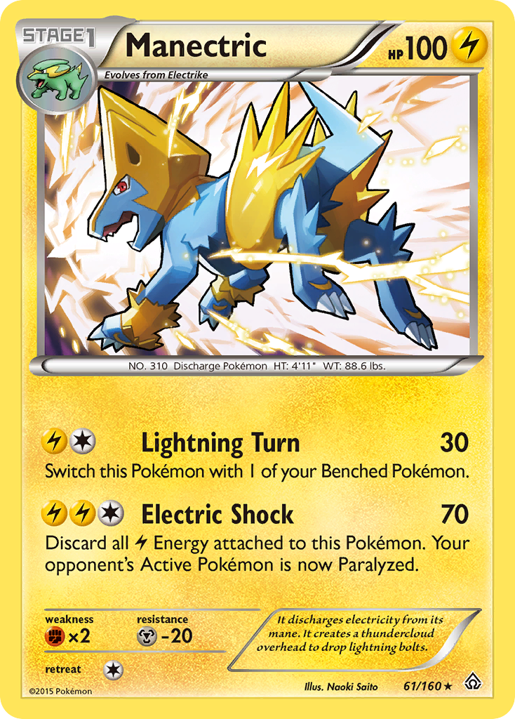 Manectric (61/160) [XY: Primal Clash] | Card Citadel