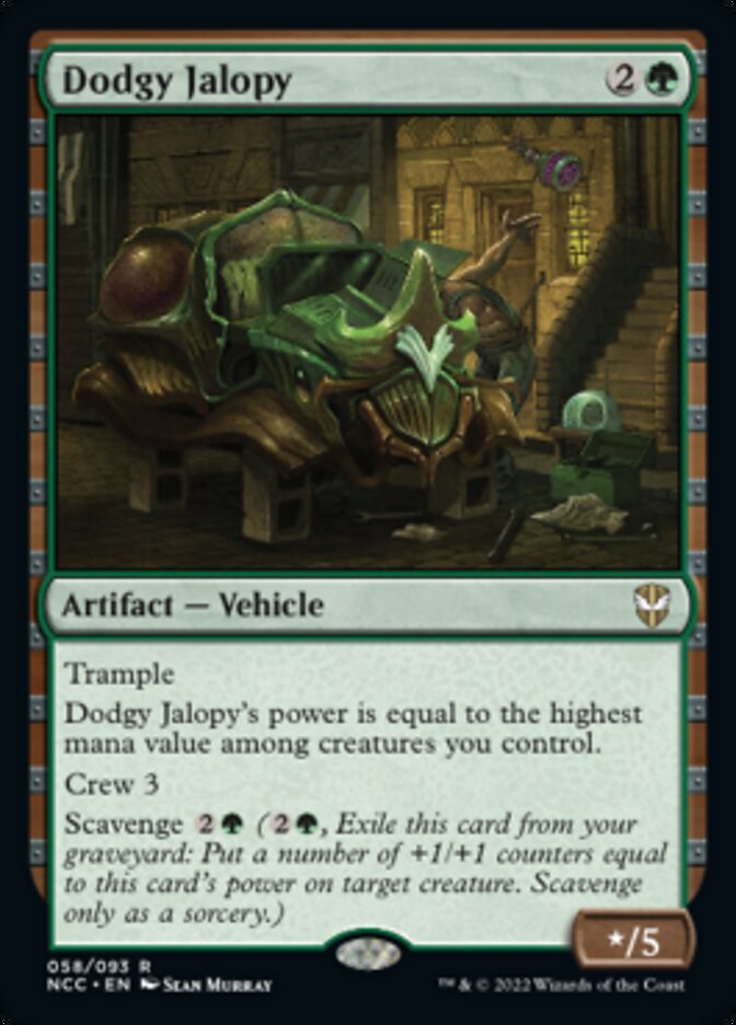 Dodgy Jalopy [Streets of New Capenna Commander] | Card Citadel