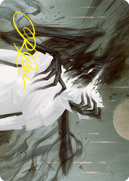 Parasitic Grasp Art Card (Gold-Stamped Signature) [Innistrad: Crimson Vow Art Series] | Card Citadel