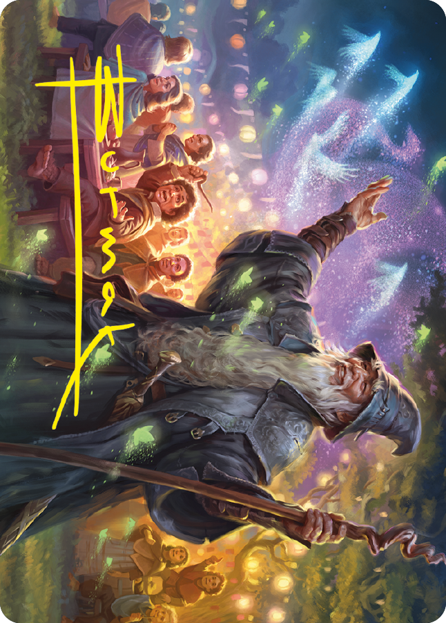 Gandalf, Friend of the Shire Art Card (Gold-Stamped Signature) [The Lord of the Rings: Tales of Middle-earth Art Series] | Card Citadel