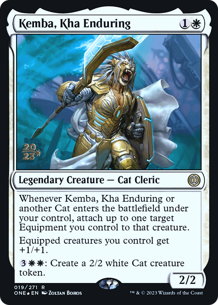 Kemba, Kha Enduring [Phyrexia: All Will Be One Prerelease Promos] | Card Citadel