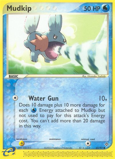 Mudkip (65/97) [EX: Dragon] | Card Citadel