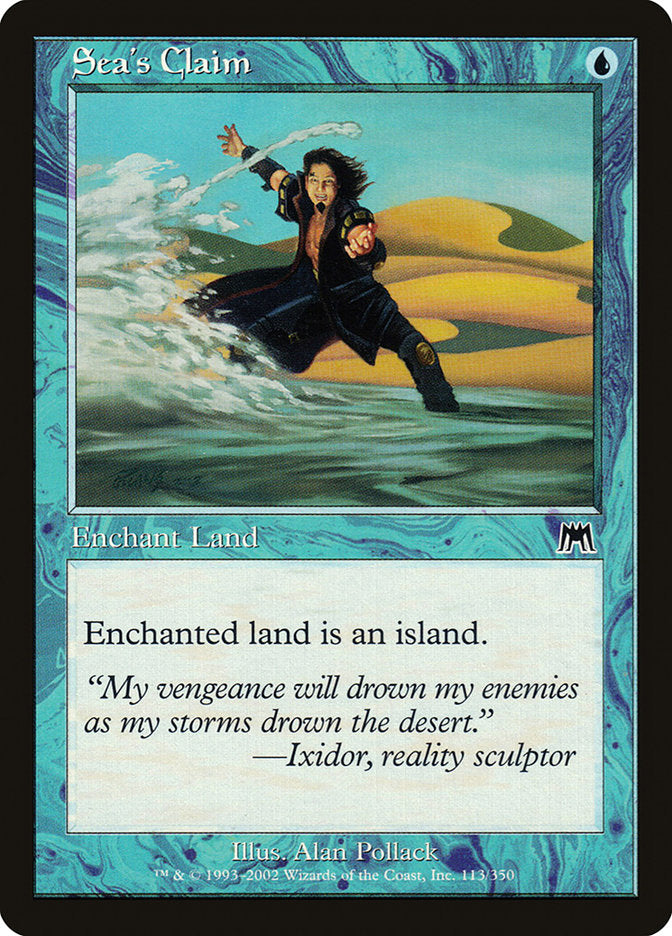 Sea's Claim [Onslaught] | Card Citadel