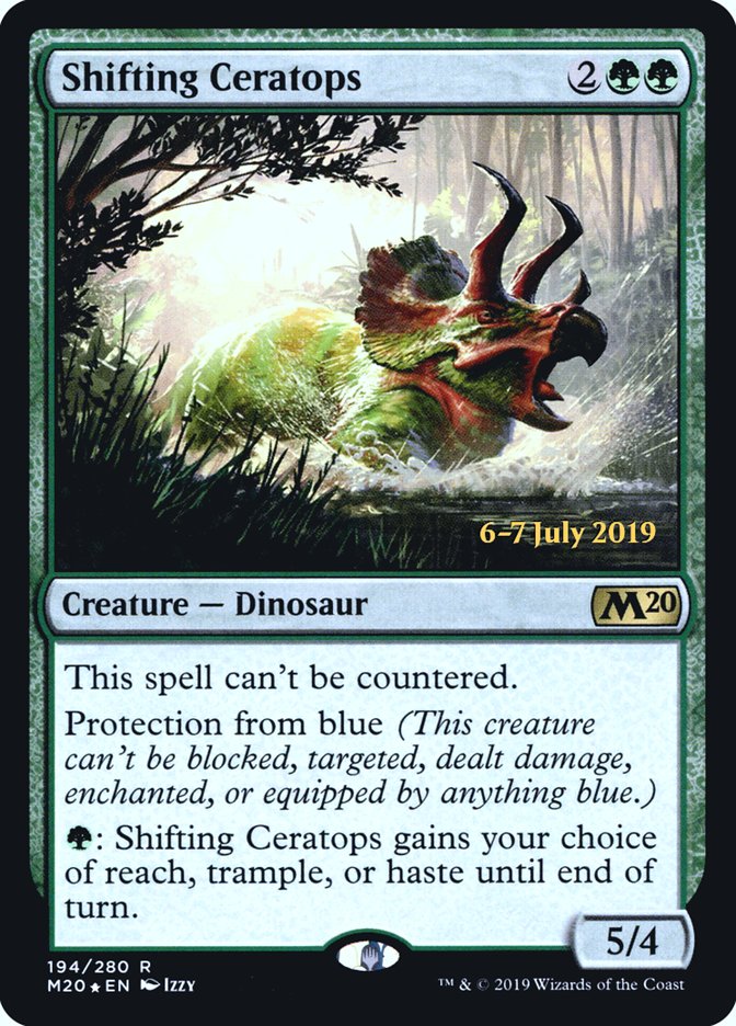 Shifting Ceratops  [Core Set 2020 Prerelease Promos] | Card Citadel