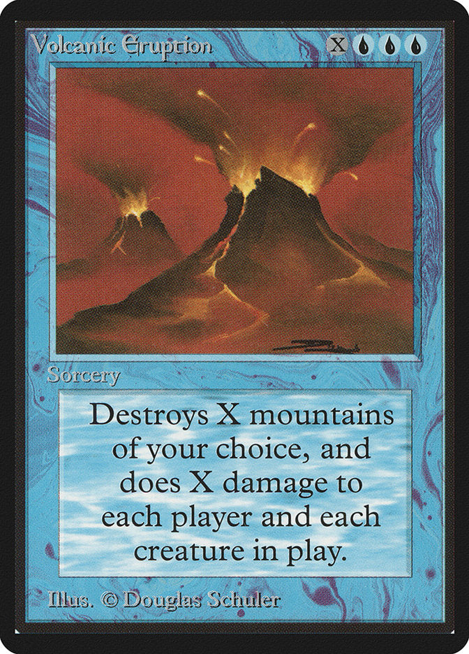 Volcanic Eruption [Limited Edition Beta] | Card Citadel
