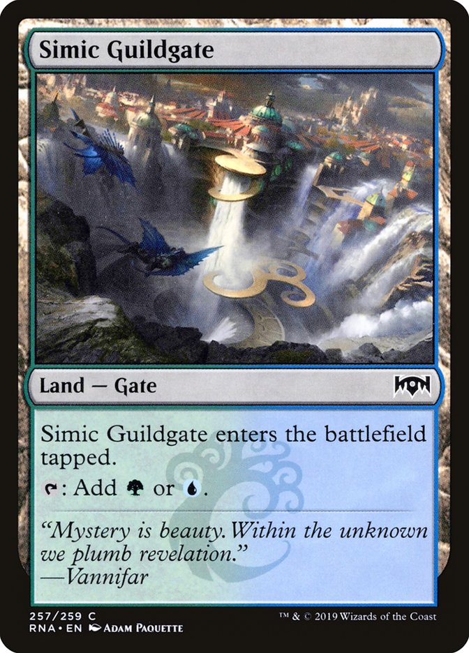 Simic Guildgate (257/259) [Ravnica Allegiance] | Card Citadel