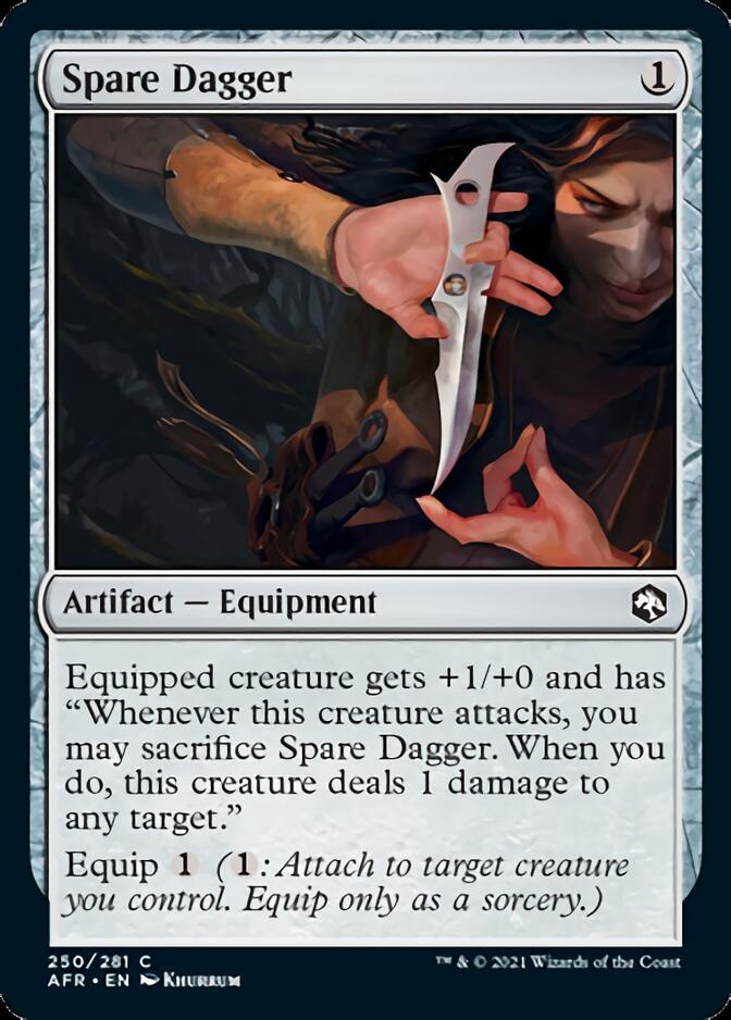 Spare Dagger [Dungeons & Dragons: Adventures in the Forgotten Realms] | Card Citadel