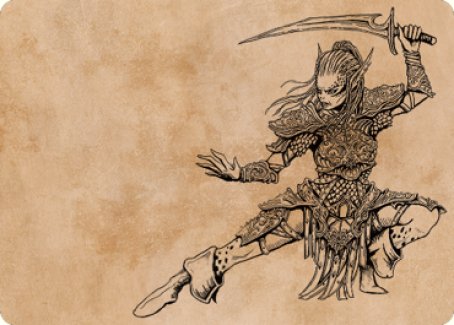 Lae'zel, Vlaakith's Champion Art Card [Commander Legends: Battle for Baldur's Gate Art Series] | Card Citadel