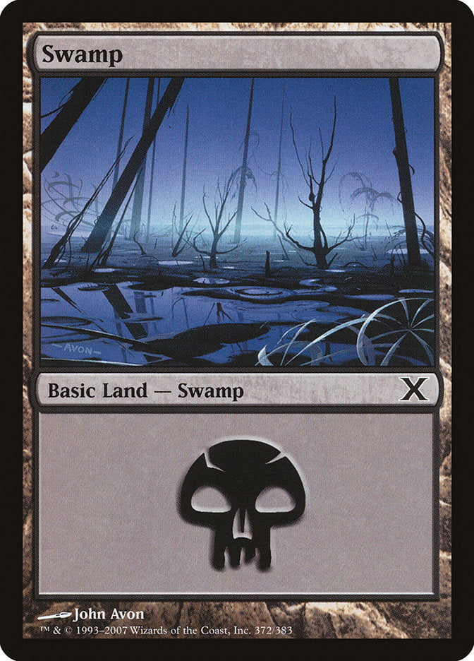 Swamp (372) [Tenth Edition] | Card Citadel