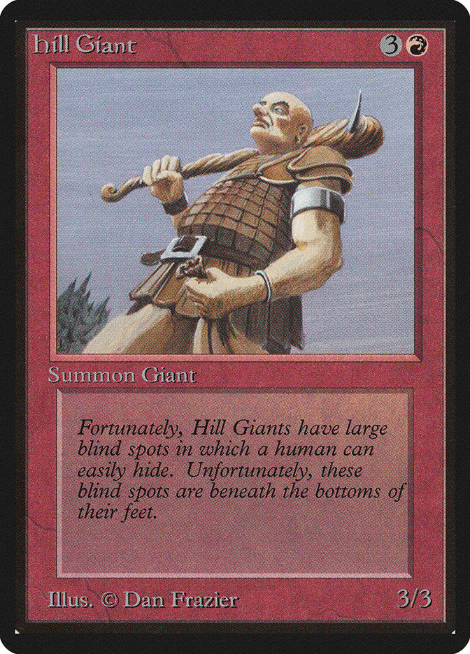 Hill Giant [Limited Edition Beta] | Card Citadel