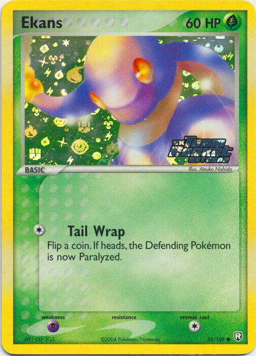 Ekans (55/109) (Stamped) [EX: Team Rocket Returns] | Card Citadel