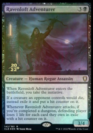 Ravenloft Adventurer [Commander Legends: Battle for Baldur's Gate Prerelease Promos] | Card Citadel