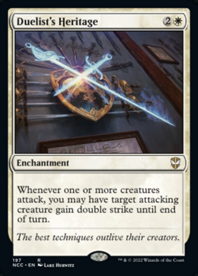 Duelist's Heritage [Streets of New Capenna Commander] | Card Citadel
