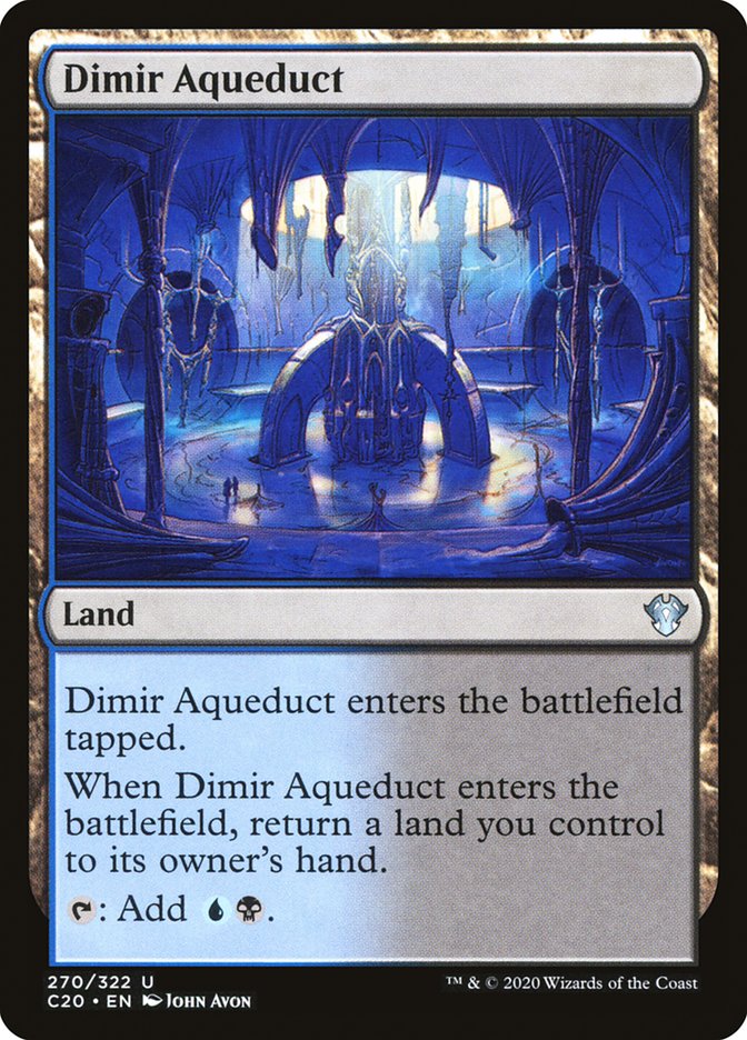 Dimir Aqueduct [Commander 2020] | Card Citadel