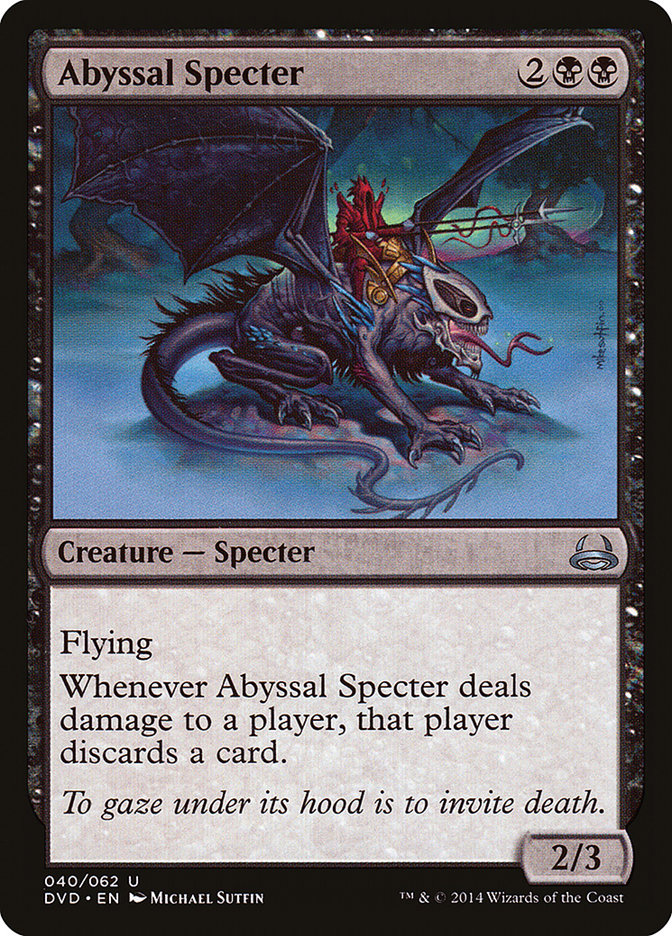 Abyssal Specter (Divine vs. Demonic) [Duel Decks Anthology] | Card Citadel