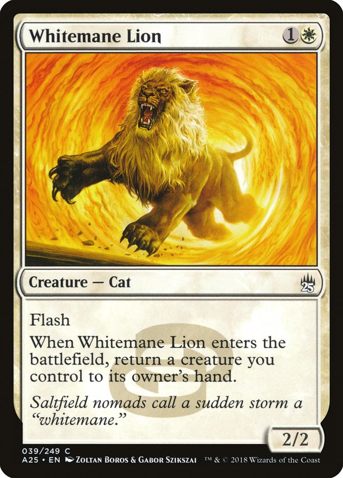 Whitemane Lion [Masters 25] | Card Citadel