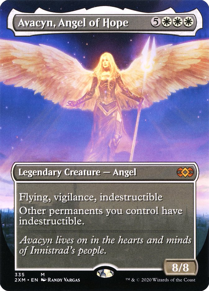 Avacyn, Angel of Hope (Borderless) [Double Masters] | Card Citadel