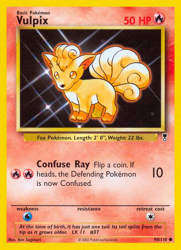 Vulpix (98/110) [Legendary Collection] | Card Citadel