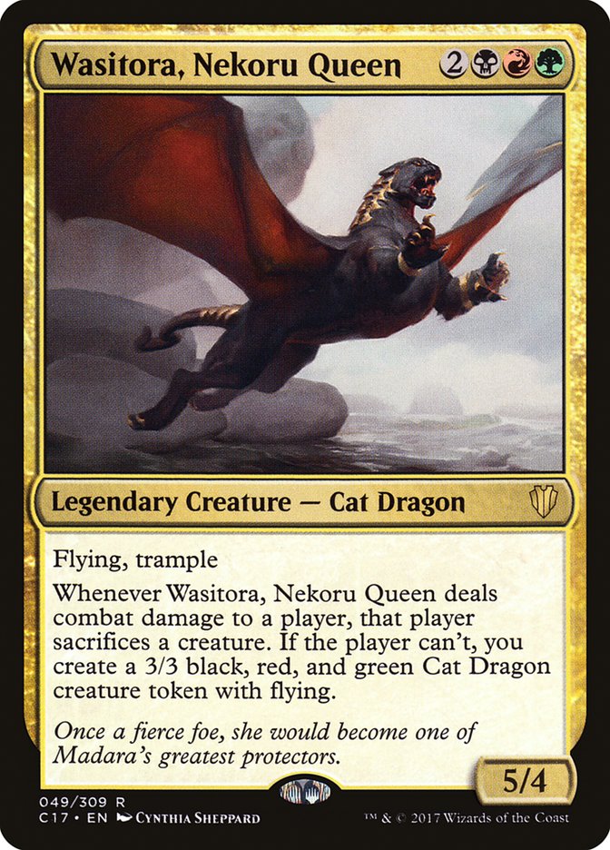 Wasitora, Nekoru Queen [Commander 2017] | Card Citadel