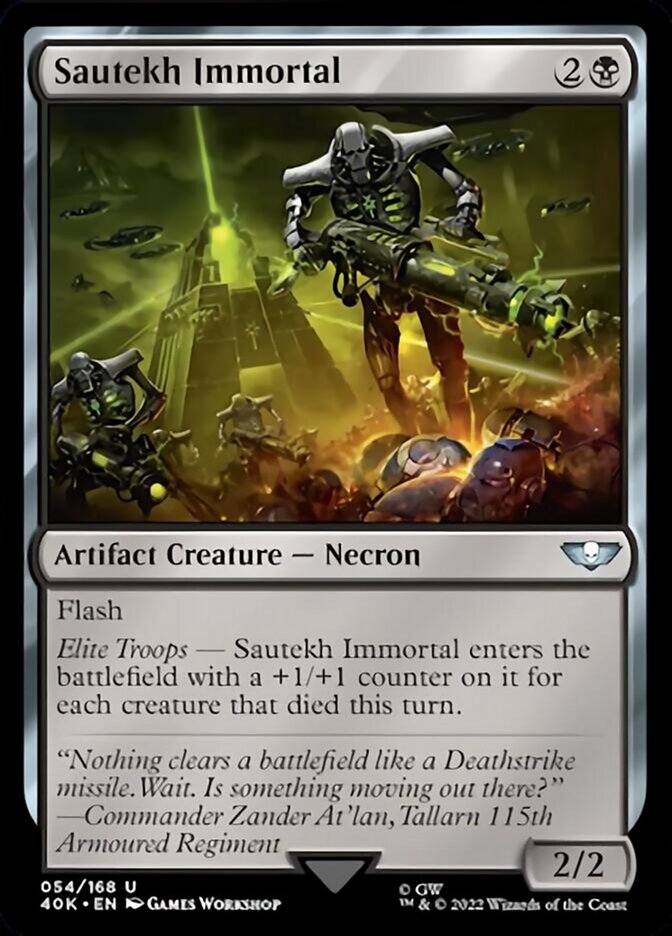 Sautekh Immortal [Universes Beyond: Warhammer 40,000] | Card Citadel