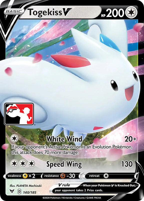 Togekiss V (140/185) [Prize Pack Series One] | Card Citadel