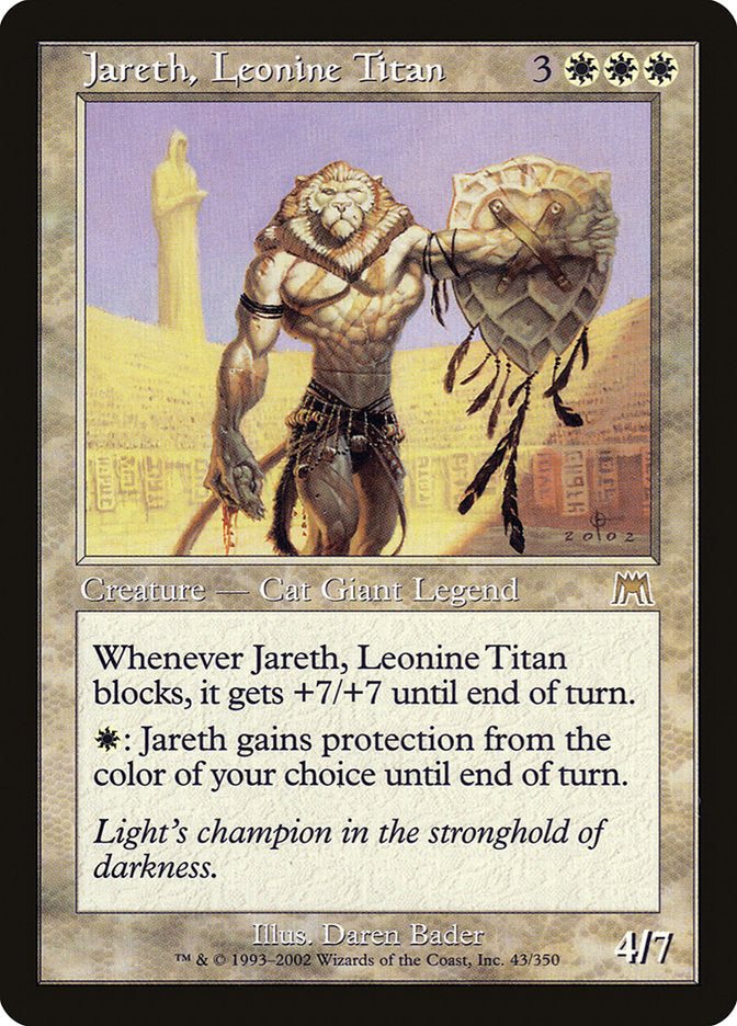 Jareth, Leonine Titan [Onslaught] | Card Citadel