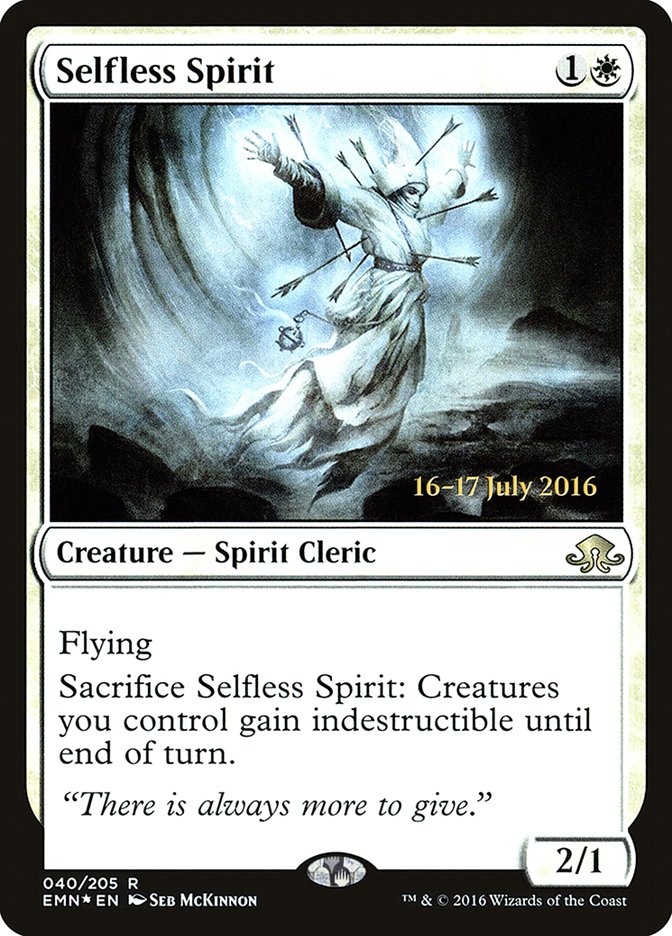 Selfless Spirit [Eldritch Moon Promos] | Card Citadel