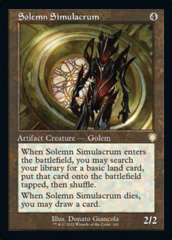 Solemn Simulacrum (Retro) [The Brothers' War Commander] | Card Citadel