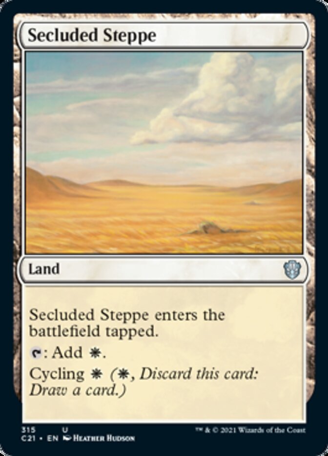 Secluded Steppe [Commander 2021] | Card Citadel