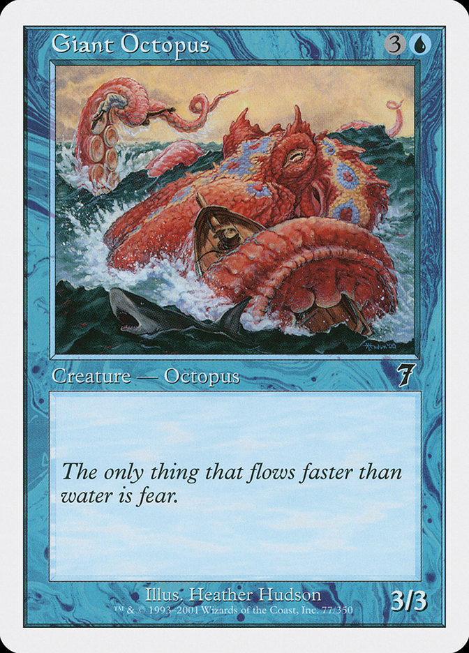 Giant Octopus [Seventh Edition] | Card Citadel