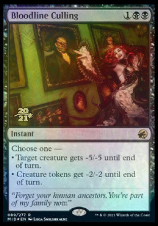 Bloodline Culling [Innistrad: Midnight Hunt Prerelease Promos] | Card Citadel