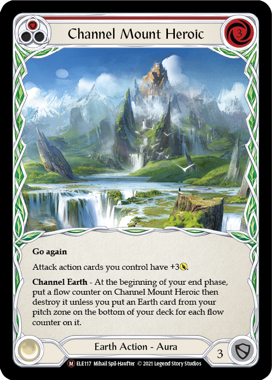 Channel Mount Heroic [U-ELE117] Unlimited Rainbow Foil | Card Citadel